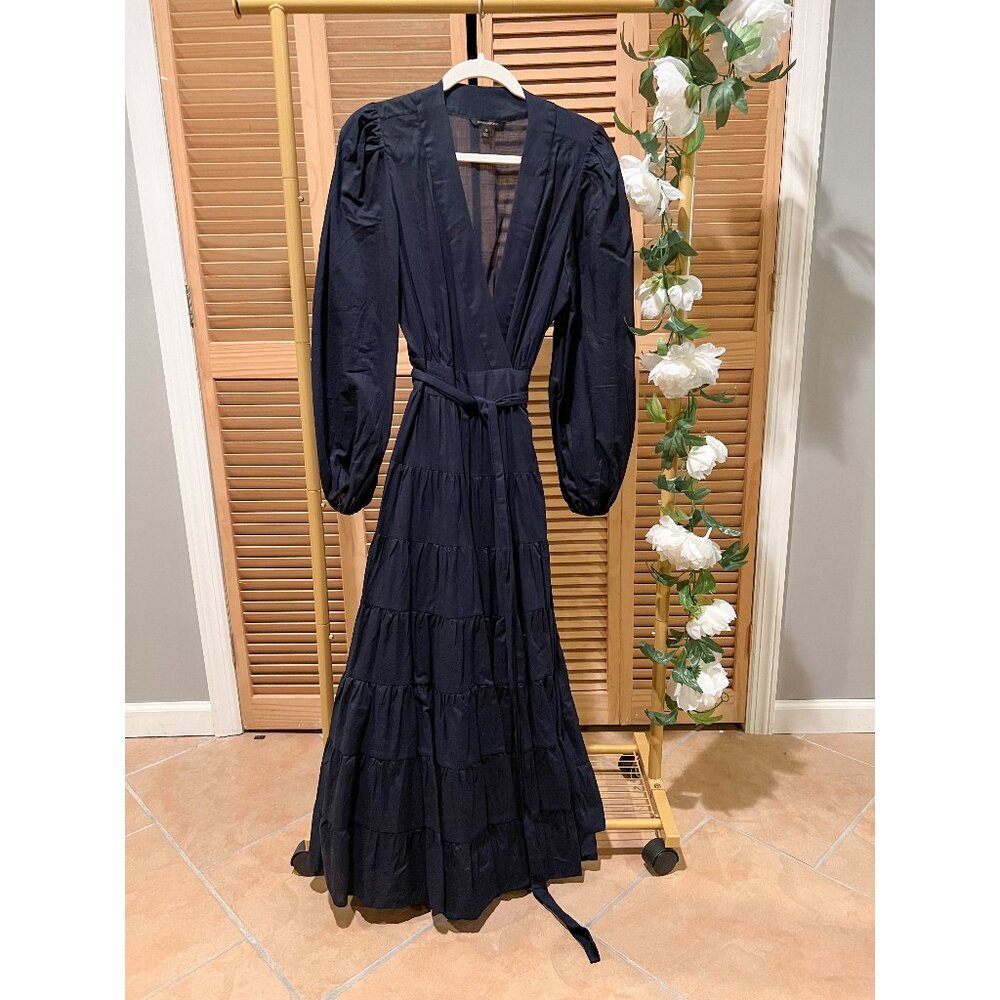 Banana Republic Navy Wrap Dress
